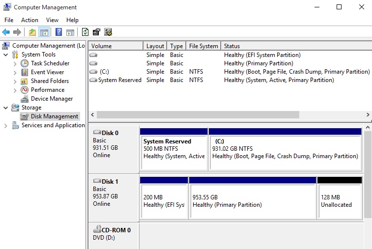 disk manager command