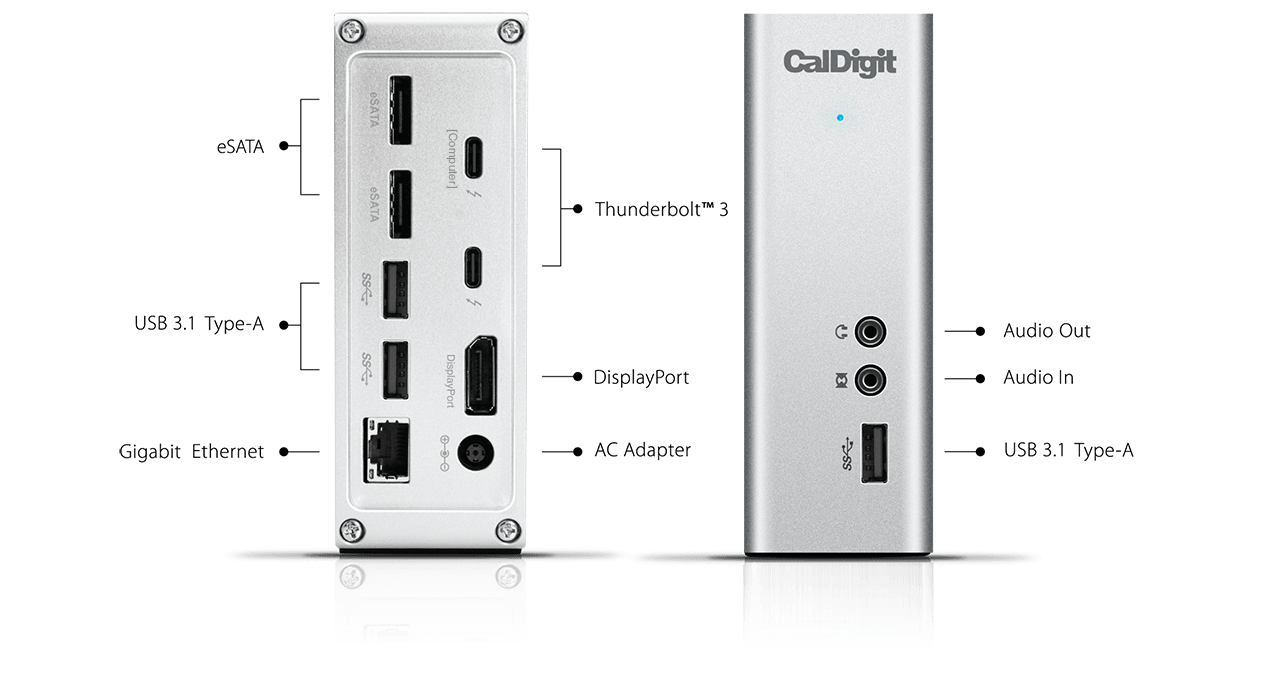 caldigit docking station utility