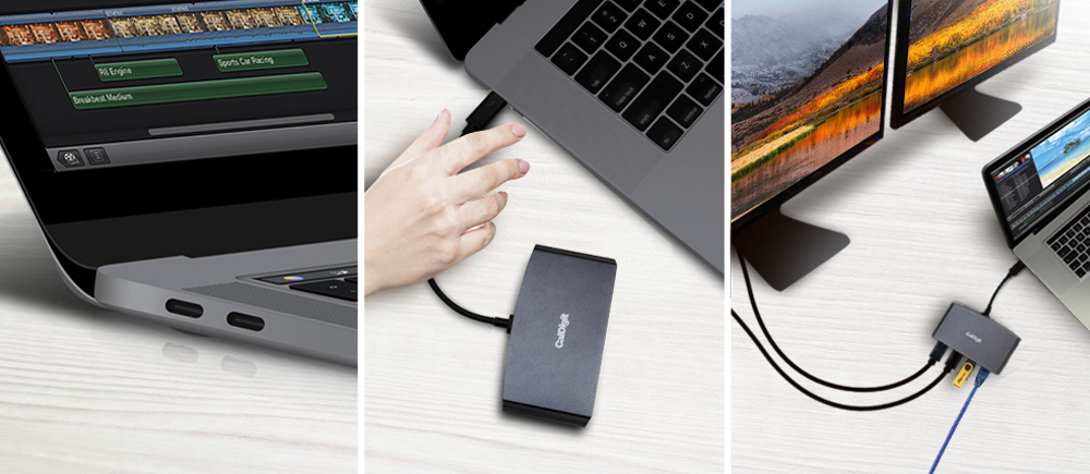 Sonnet adaptateur Thunderbolt 3 vers 2 x HDMI 2.0 - Thunderbolt