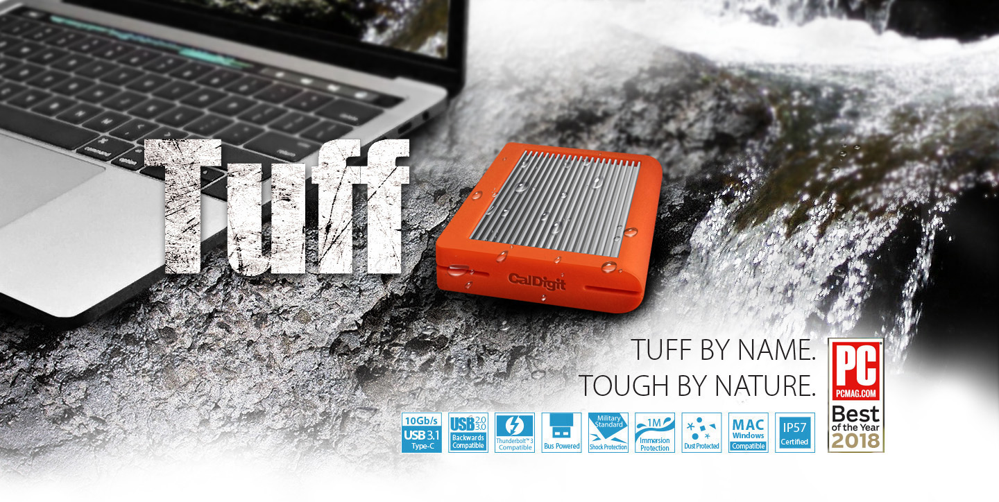CalDigit | USB-C | External Drive | HDD | SSD | Tuff